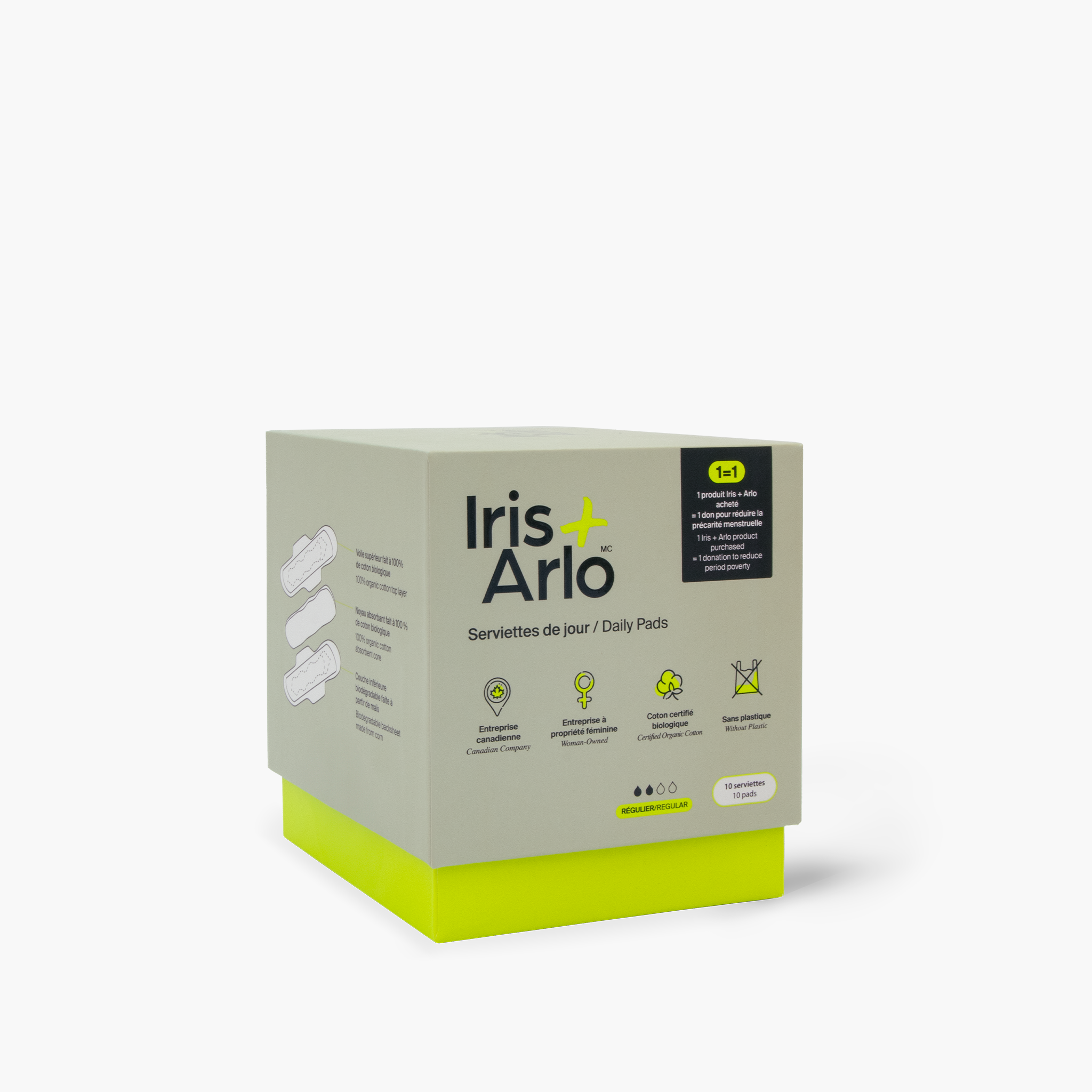 Iris + Arlo | Organic Daily Pads