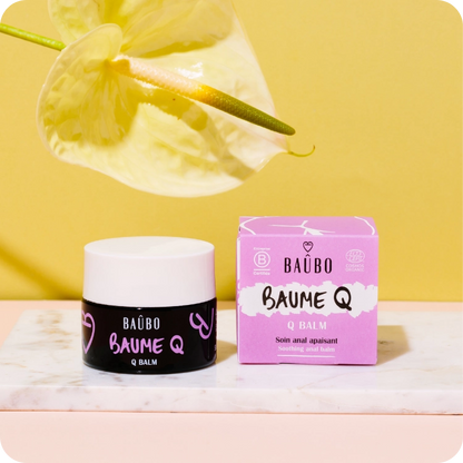 Baubo Q balm is a soothing anal balm