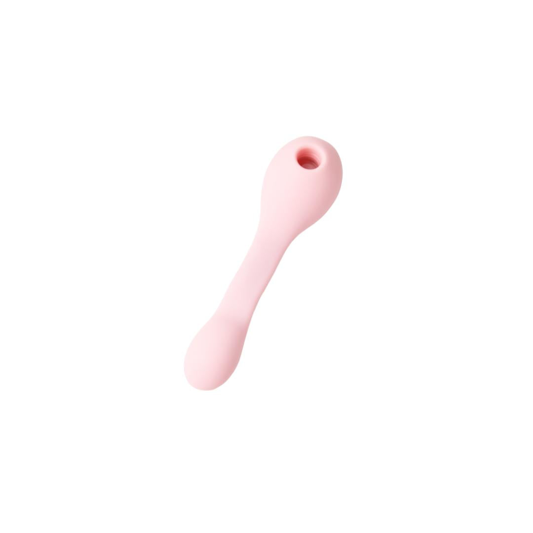 The Puissante Coco dual stimulation vibrator features a design that can remain straight or be folded for different sensations.